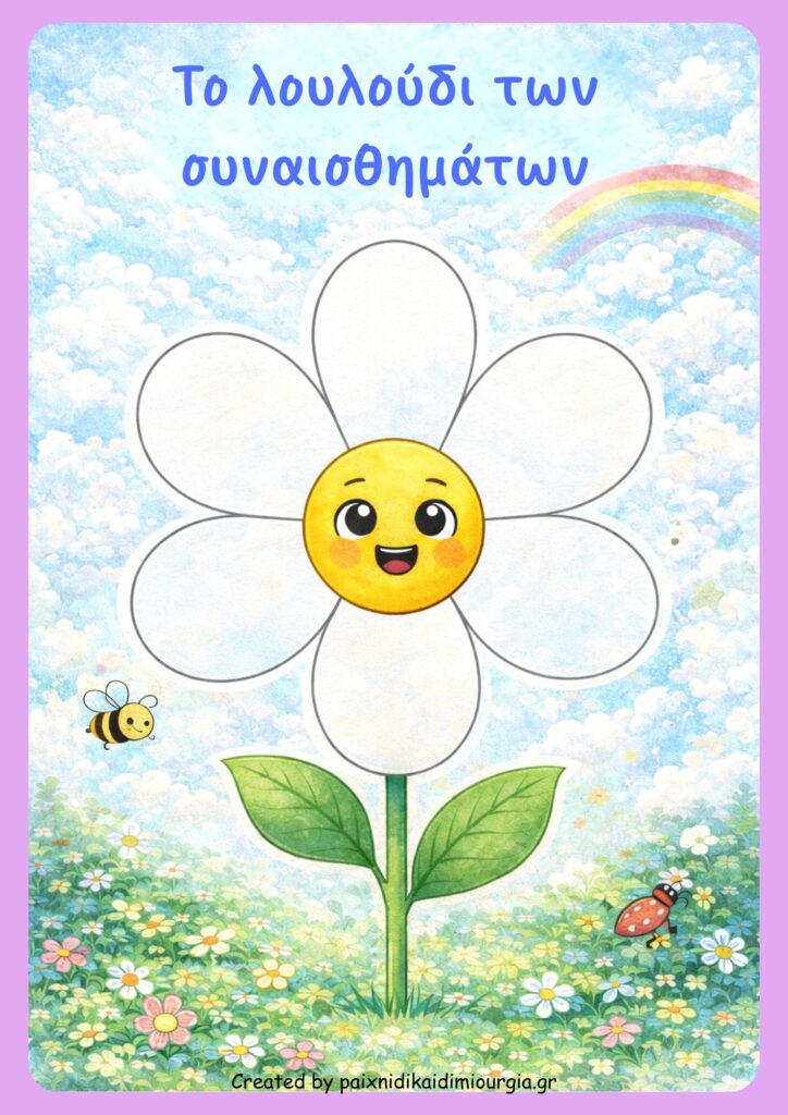 Το Λουλούδι των Συναισθημάτων/Δωρεάν δραστηριότητα για νηπιαγωγείο