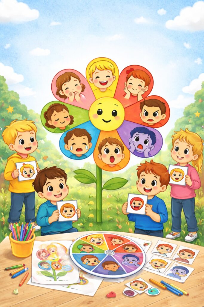 Το Λουλούδι των Συναισθημάτων/Δωρεάν δραστηριότητα για νηπιαγωγείο