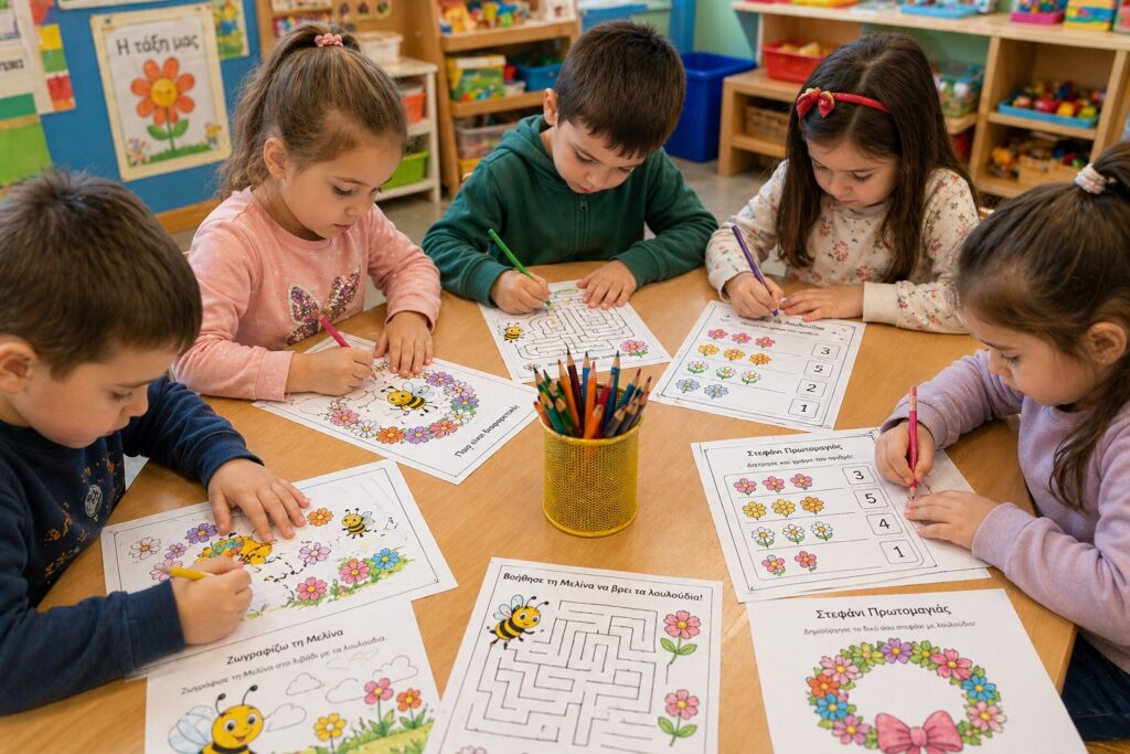 Πρωτομαγιά: Εκπαιδευτικό Υλικό για Παιδιά Προσχολικής Ηλικίας
