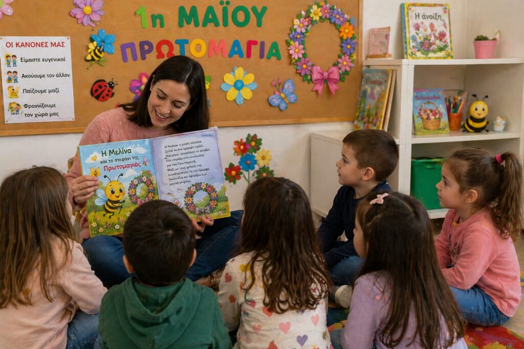 Πρωτομαγιά: Εκπαιδευτικό Υλικό για Παιδιά Προσχολικής Ηλικίας